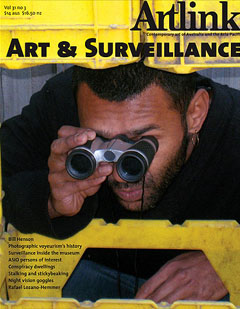 Issue 31:3 | September 2011 | Art & Surveillance